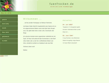 Tablet Screenshot of de.fuenfrocken.com