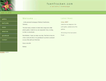 Tablet Screenshot of fuenfrocken.com
